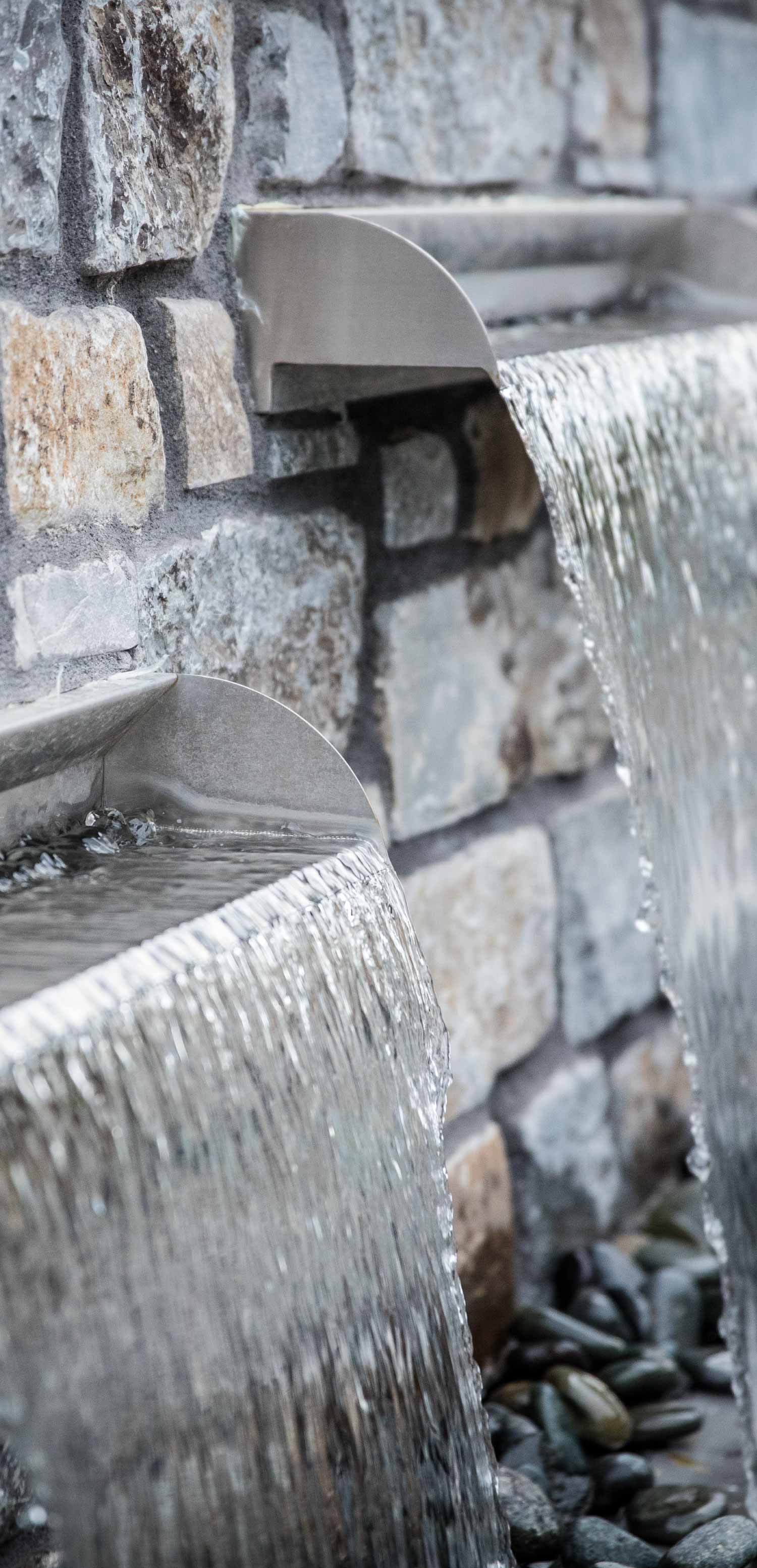 Custom Landscape Design Water Feature
